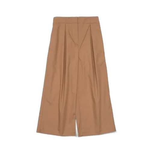 Burberry Kids Ekd Pleated Wide-Leg Trousers