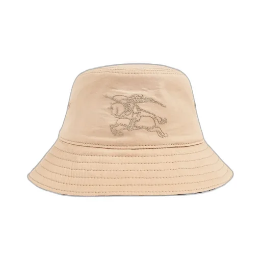 Burberry Kids Logo-Tag Reversible Bucket Hat