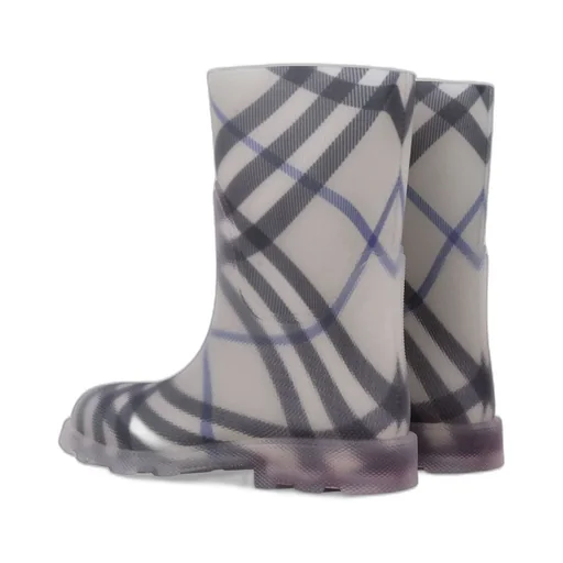 Burberry Kids Checked Marsh High Boots