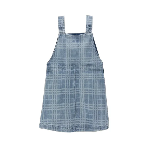 Burberry Kids Checked Sleeveless Dress