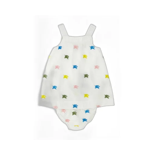 Burberry Kids Ekd Straight Hem Sleeveless Dress