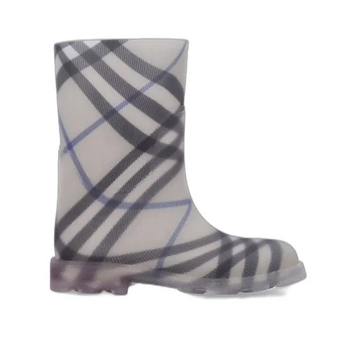 Burberry Kids Checked Marsh High Boots