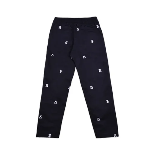 Burberry Kids Thomas Bear Motif Straight Leg Trousers