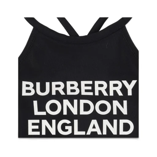 Burberry Kids Logo Print Swimsuit
