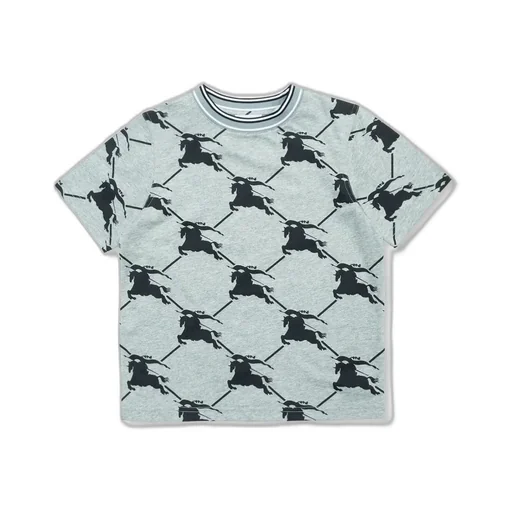 Burberry Kids Equestrian Knight Printed T-Shirt