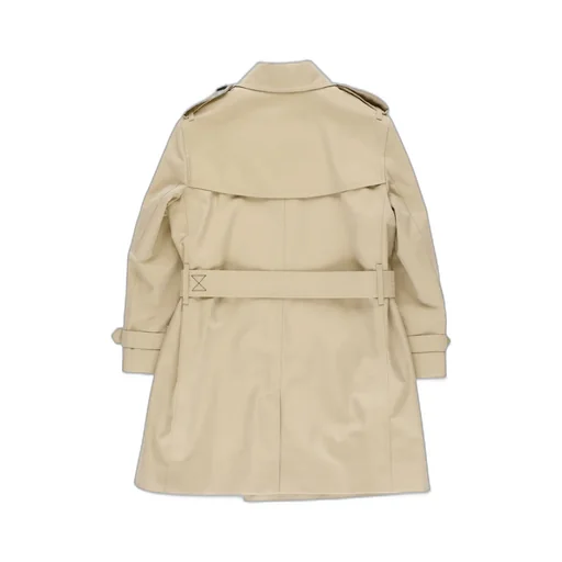 Burberry Kids Belted Gabardine Trench Coat