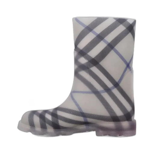 Burberry Kids Checked Marsh High Boots