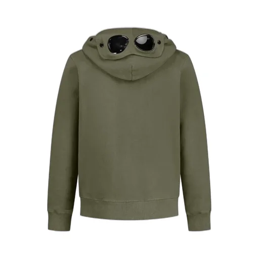 C.P. Company Kids Logo Printed Zip-Up Hoodie