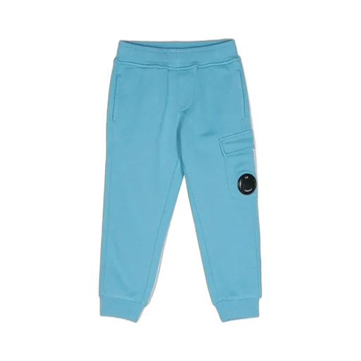C.P. Company Kids Lens Detailed Sweat Pants