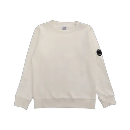 C.P. Company Kids Logo Plaque Crewneck Sweatshirt