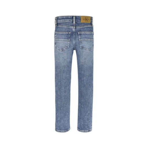 Calvin Klein Kids Mid Rise Straight Jeans
