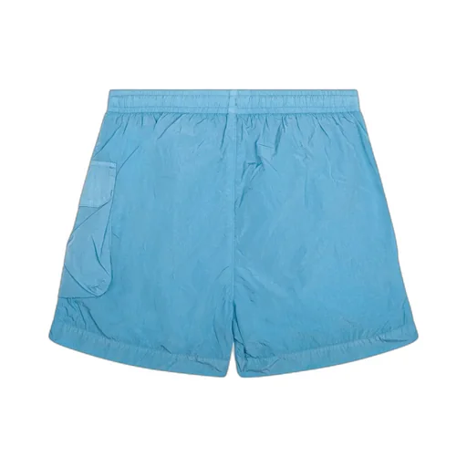 C.P. Company Kids Lens Detailed Crinkled Swim Shorts