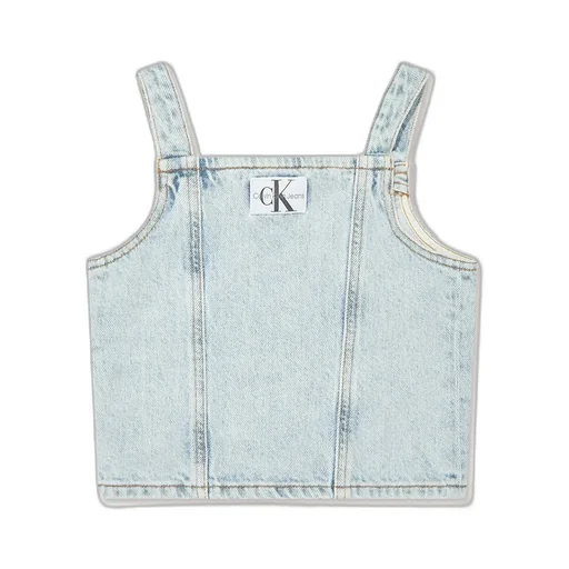 Calvin Klein Kids Sleeveless Denim Top