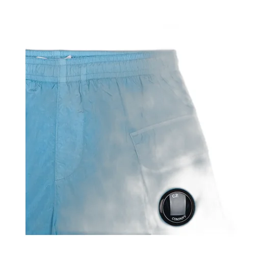 C.P. Company Kids Lens Detailed Crinkled Swim Shorts
