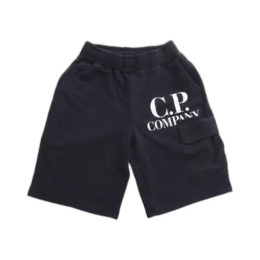 C.P. Company Kids Mid-Rise Logo-Printed Track Shorts