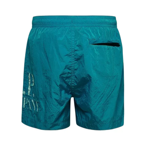C.P. Company Kids Logo Embroidered Swim Shorts