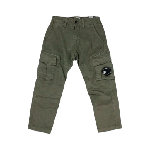 C.P. Company Kids Mid-Rise Straight Leg Trousers
