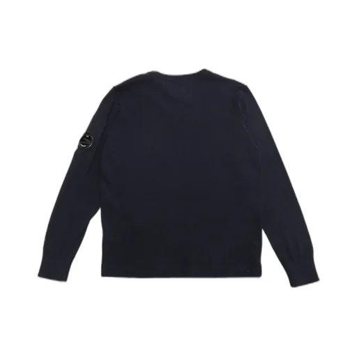 C.P. Company Kids Lens-Detailed Crewneck Jumper