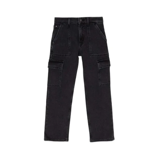 Calvin Klein Kids Logo-Patch Denim Jeans