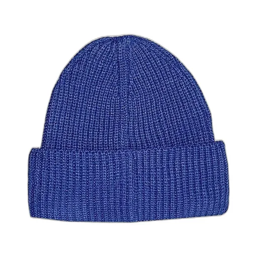 Calvin Klein Kids Logo Patch Turn-Up Brim Beanie
