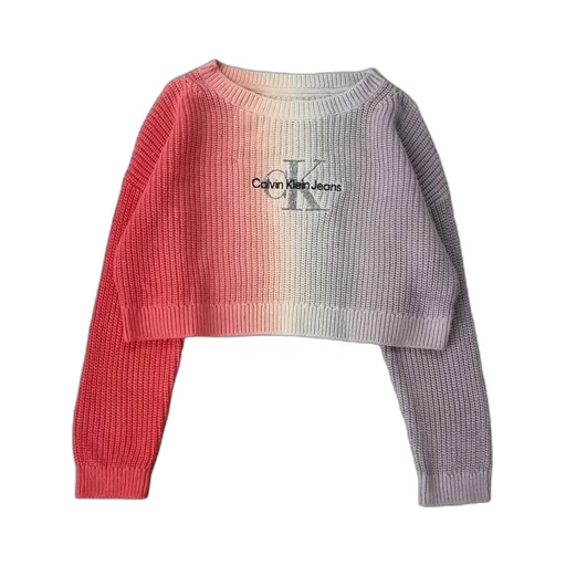 Calvin Klein Jeans Logo Embroidered Knitted Jumper