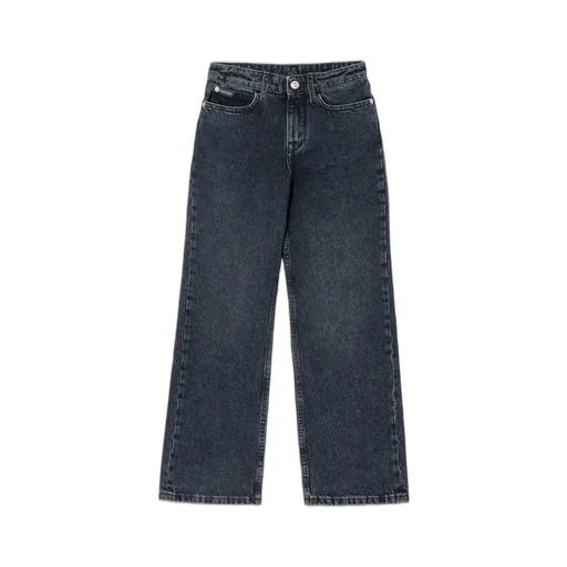 Calvin Klein Kids Wide Leg Denim Jeans