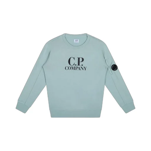 C.P. Company Kids Logo Printed Crewneck Sweatshirt