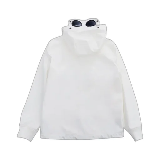 C.P. Company Kids Goggles-Detailed Zip-Up Hooded Jacket