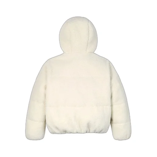 Calvin Klein Kids Zipped Quilted Hooded Jacket