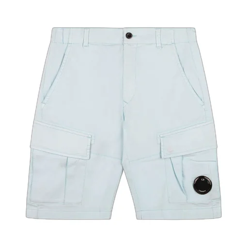 C.P. Company Kids Lens Detailed Mid-Rise Shorts