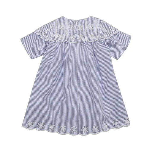 Chloé Kids Striped Poplin Dress