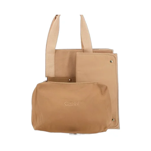 Chloé Kids Panel Logo-Embroidered Changing Bag
