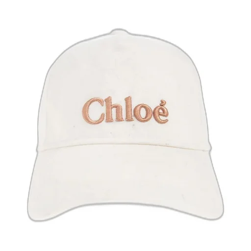 Chloé Kids Logo Embroidered Baseball Cap