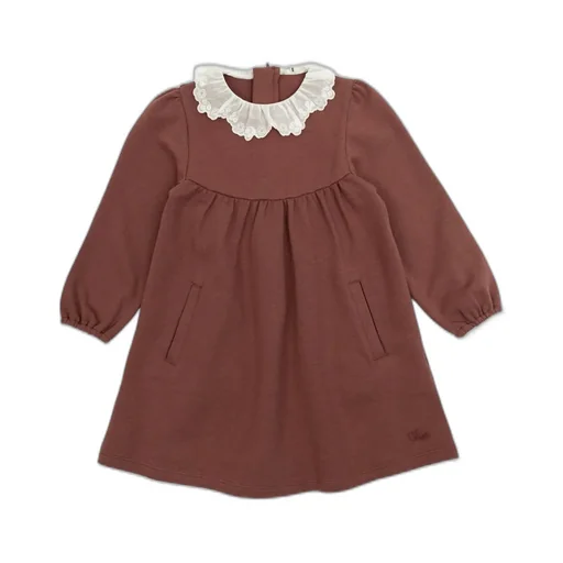 Chloé Kids Rear Zipped Ruffled Dress