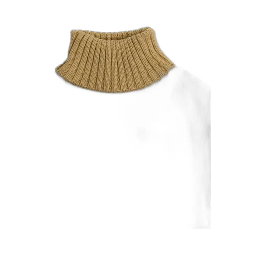 Chloé Kids Roll-Neck Cropped Sleeved Jumper