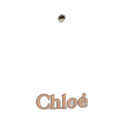Chloé Kids Logo-Embroidered Strapped Diaper Bag
