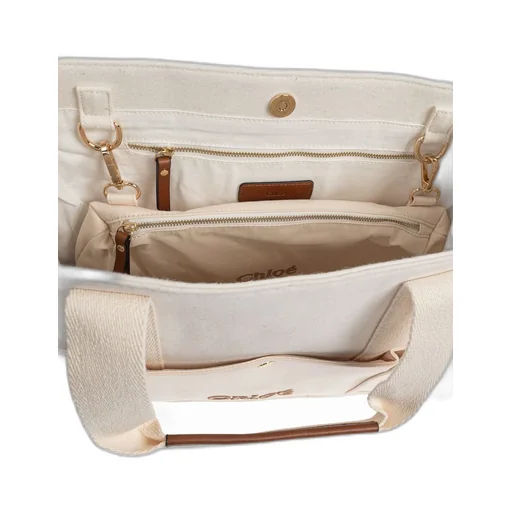 Chloé Kids Logo-Embroidered Strapped Diaper Bag
