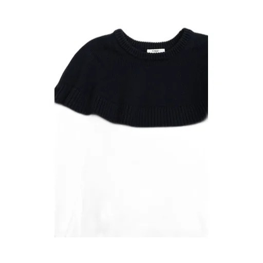 Chloé Kids Long-Sleeved Ribbed Dress