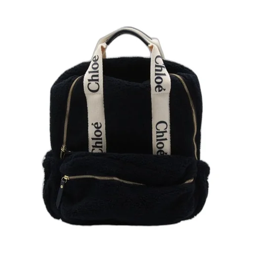 Chloé Kids Logo-Tape Zipped Backpack