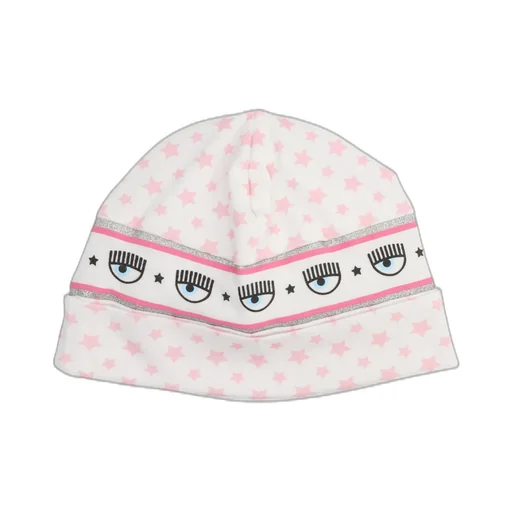 Chiara Ferragni Kids Logo Printed Beanie