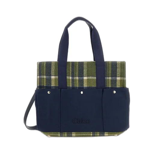 Chloé Kids Checked Changing Bag