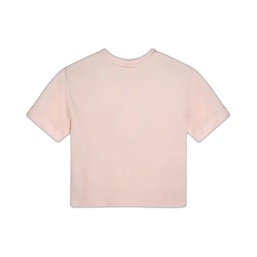 Chloé Kids Logo Embroidered Crewneck T-Shirt