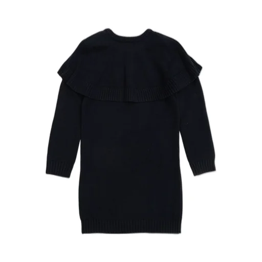 Chloé Kids Long-Sleeved Ribbed Dress
