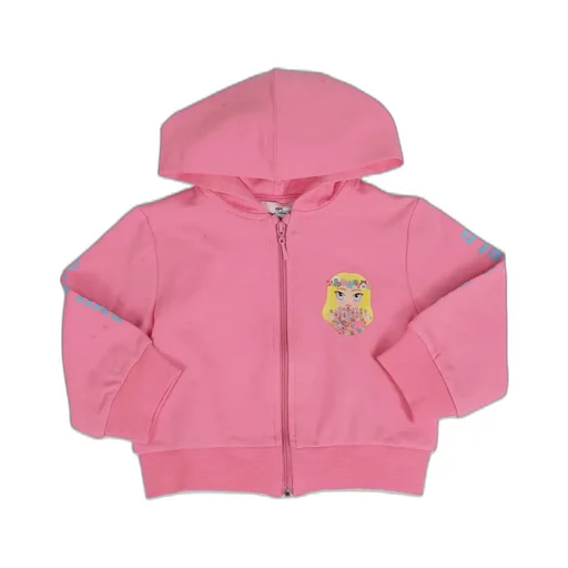 Chiara Ferragni Kids Hooded Zip Sweater