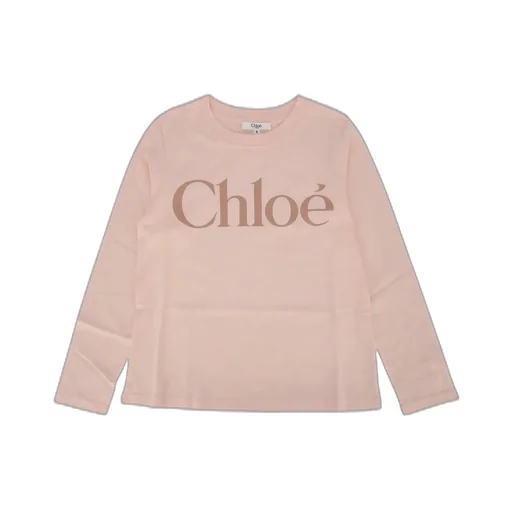 Chloé Kids Roundneck Long Sleeved T-Shirt