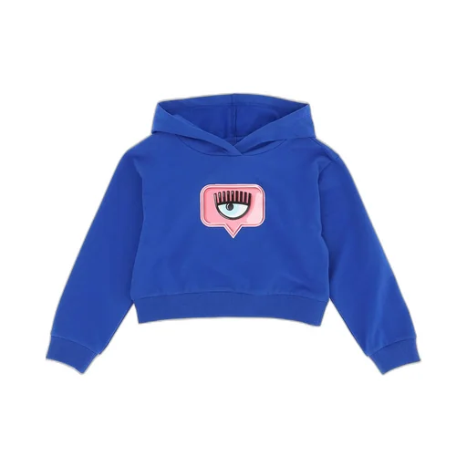 Chiara Ferragni Kids Eye Hoodie Sweater