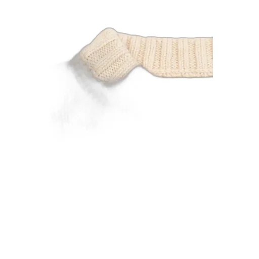 Chloé Kids Logo Embroidered Cropped Jumper