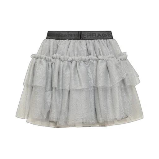 Chiara Ferragni Kids Logo-Waistband Tulle Skirt