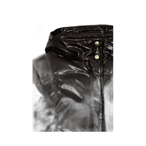 Chloé Kids Shiny Hooded Puffer Jacket