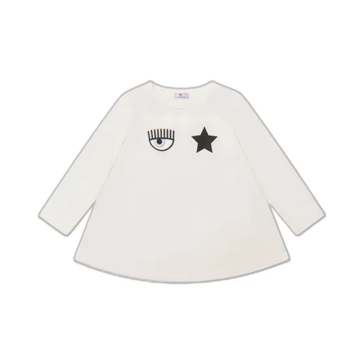 Chiara Ferragni Kids Logo-Print Crewneck T-Shirt